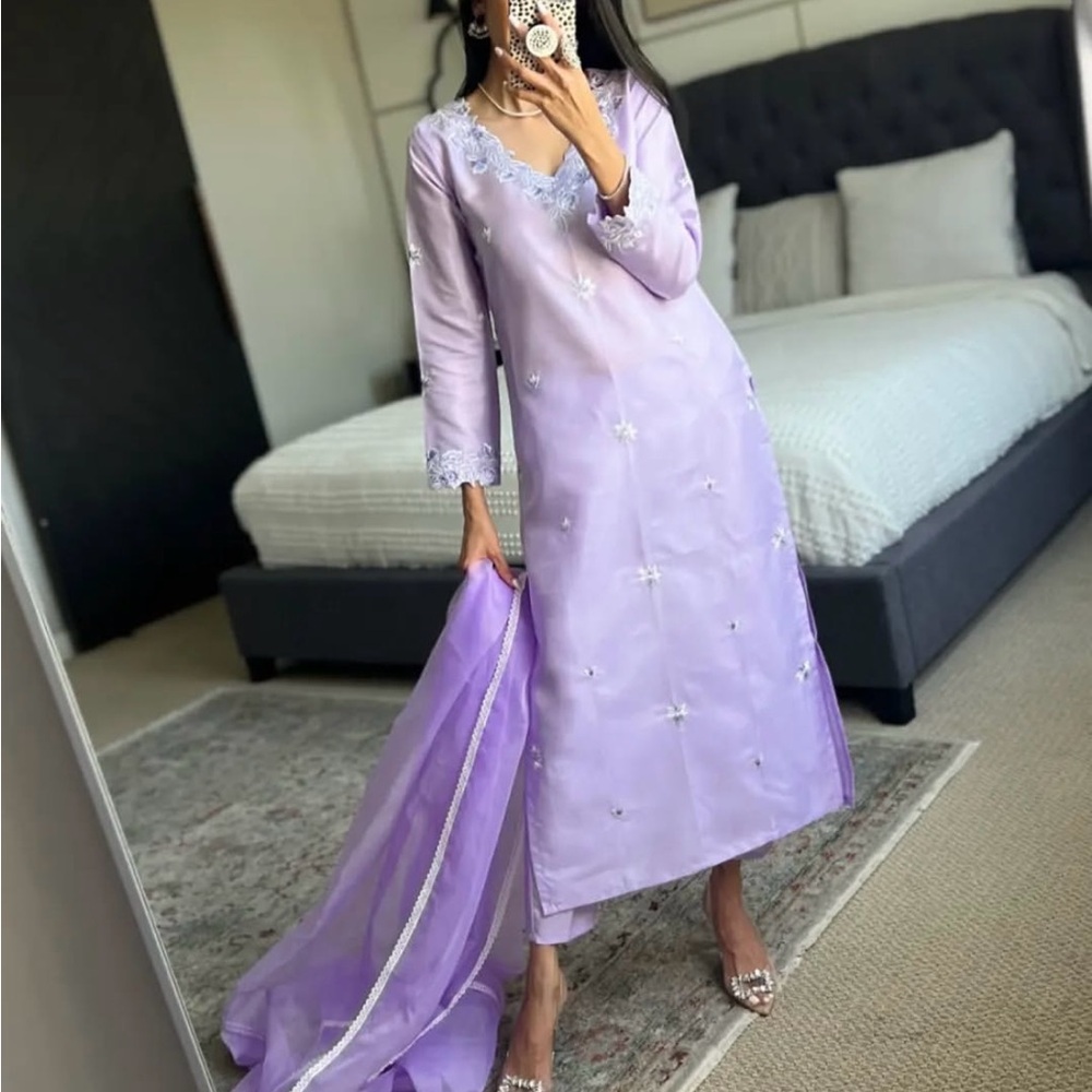 Lavender Purple ready to wear formal outfit
